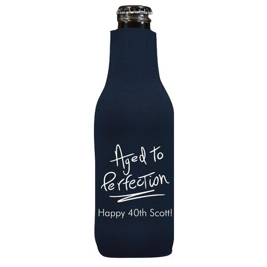 Fun Aged to Perfection Bottle Koozie